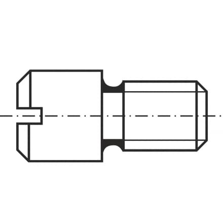 DIN 927   Винт без глава с шли