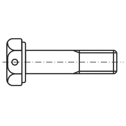 DIN 962   Шестостенен болт,  ч