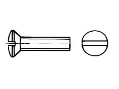 DIN 964   Винт със скрита лещо