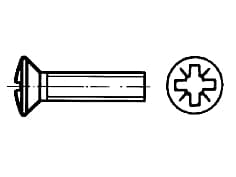 DIN 966-SS   Cross recessed ov