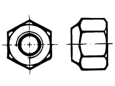 DIN 982   Гайка шестенна самоо
