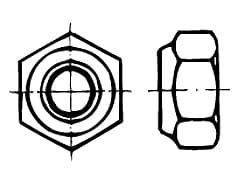 DIN 985   Гайка самоосигурител