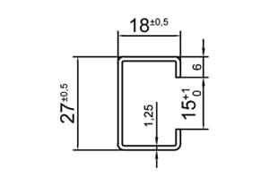 MS 27 18 2000 MS Channel, zinc