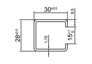 MS 27 18 2000 MS Channel, zinc