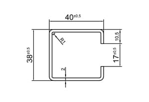 MS 28 30 2000 MS Channel, zinc