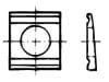 DIN 434   Шайба квадратна 8 % 