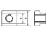 DIN 508   Гайка квадратна за Т