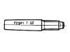 DIN 7977-SS Stift conic 1:50 c