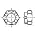 DIN 979   Гайка коронна ниска
